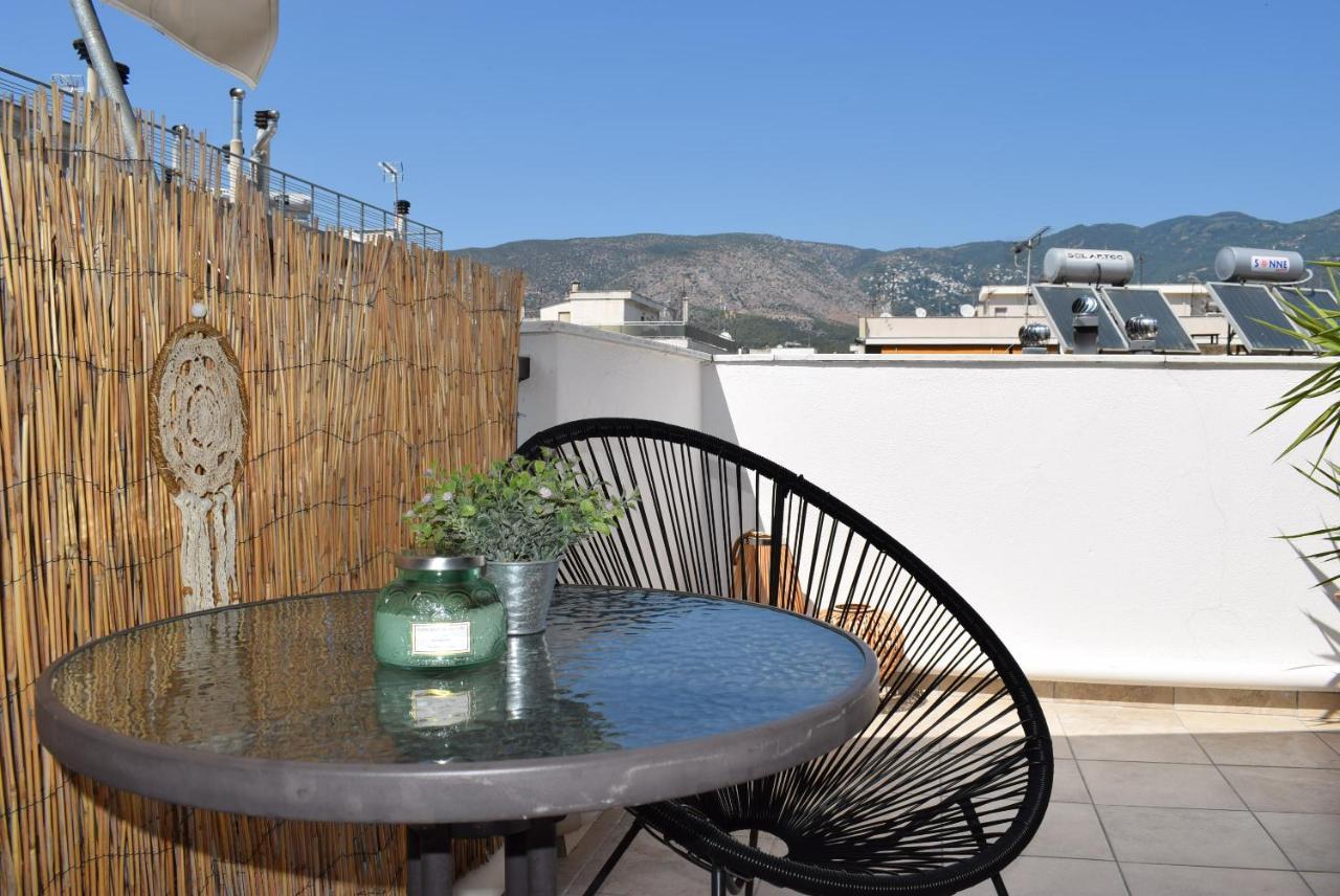 Boho Oasis Central Penthouse Apartment Volos Exterior photo